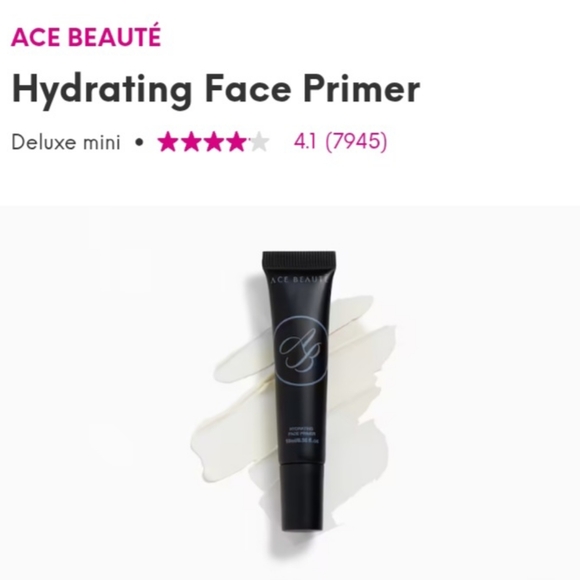*SOLD* ๐3โข$13/4โข$16๐ ACE BEAUTE Hydrating Face Primer Travel Size - Picture 2 of 5